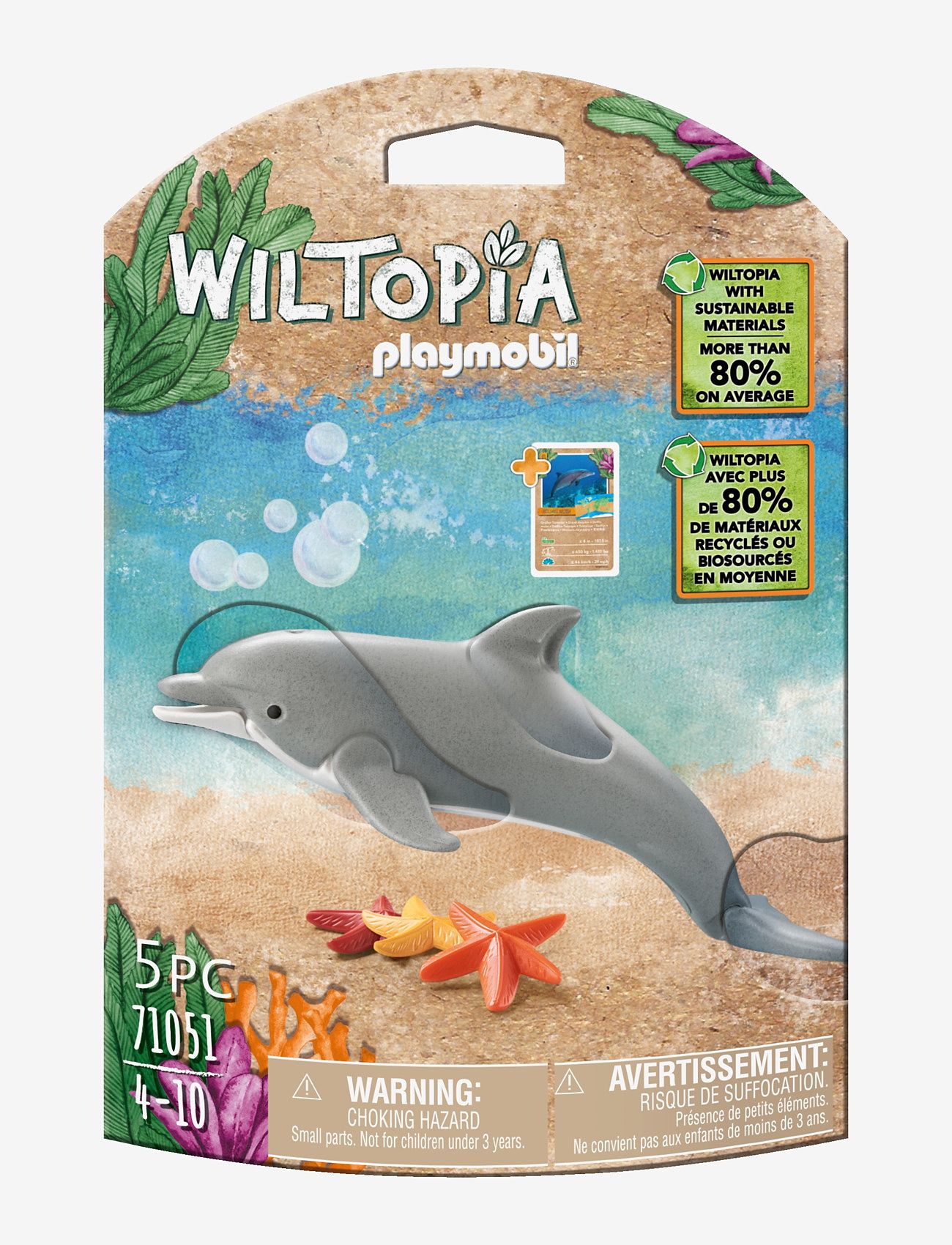 PLAYMOBIL - PLAYMOBIL Wiltopia Delfin - 71051 - playmobil wiltopia - multicolored - 2