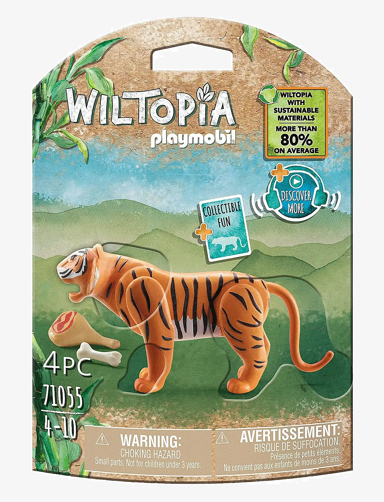 PLAYMOBIL - PLAYMOBIL Wiltopia Tiger - 71055 - playmobil wiltopia - multicolored - 1