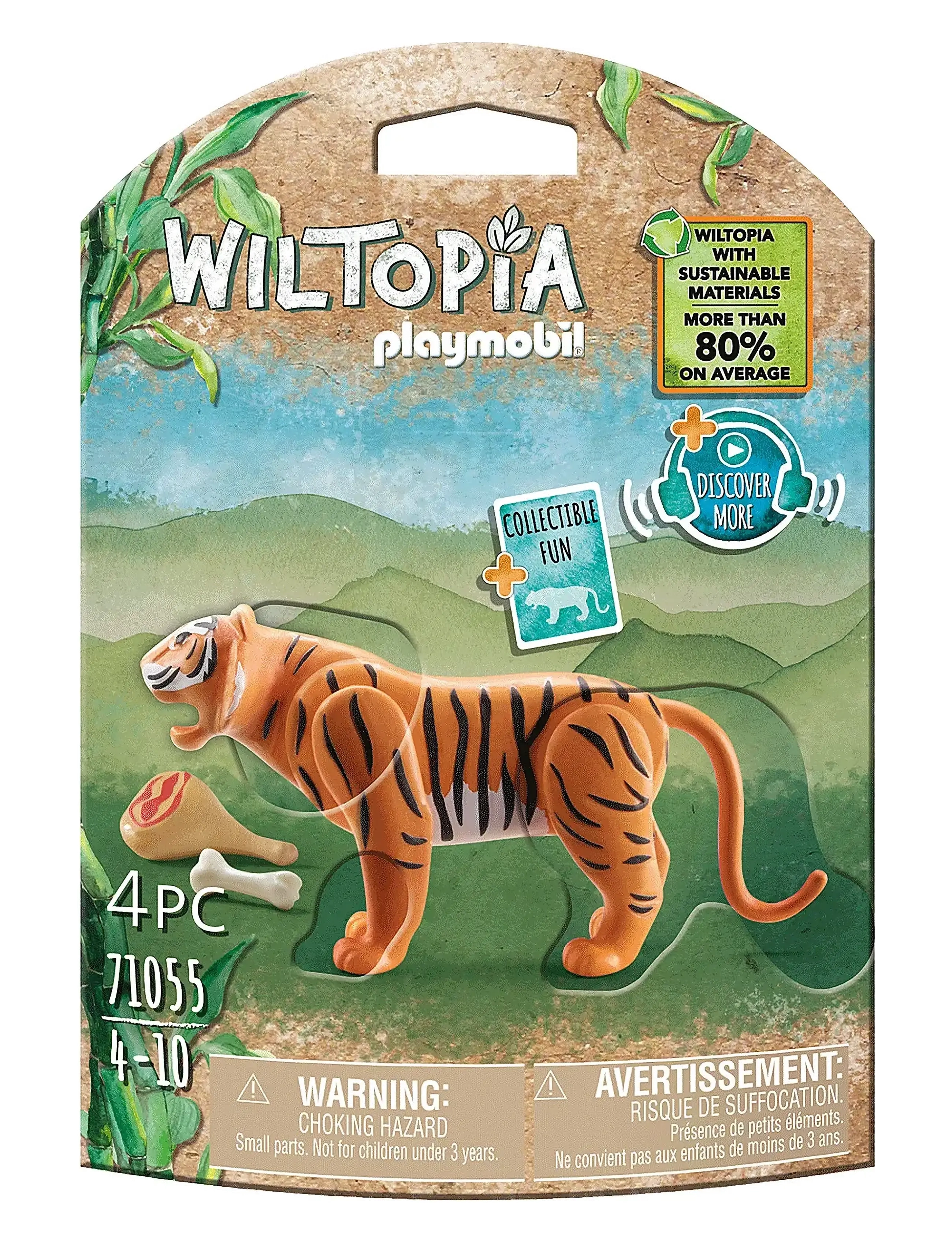 PLAYMOBIL - PLAYMOBIL Wiltopia Tiger - 71055 - playmobil wiltopia - multicolored - 1