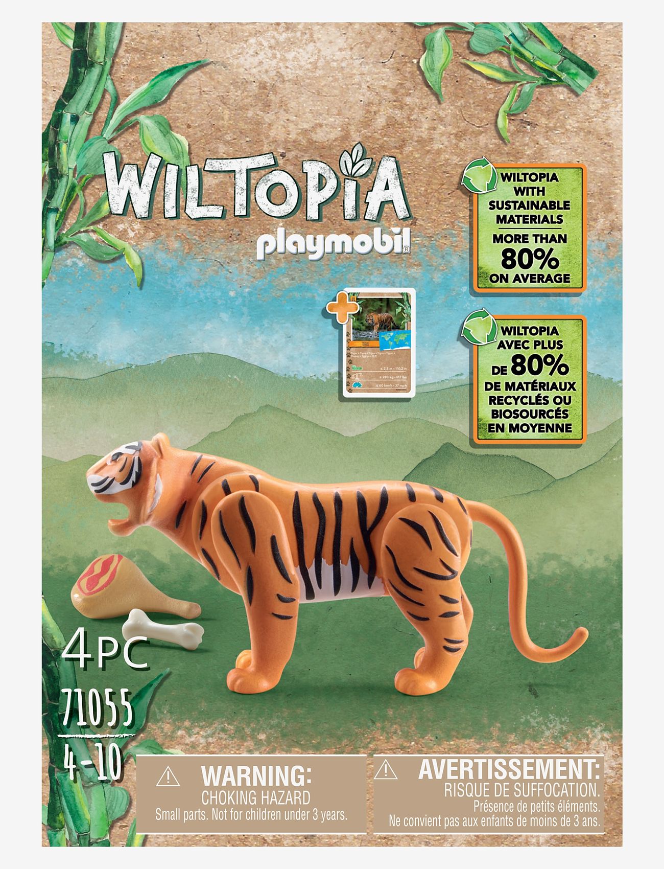 PLAYMOBIL - PLAYMOBIL Wiltopia Tiger - 71055 - playmobil wiltopia - multicolored - 3