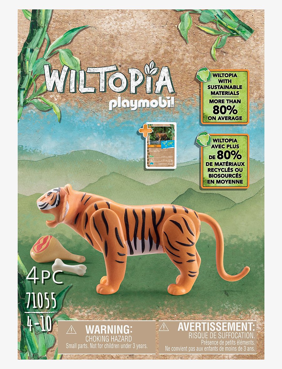 PLAYMOBIL - PLAYMOBIL Wiltopia Tiger - 71055 - playmobil wiltopia - multicolored - 3