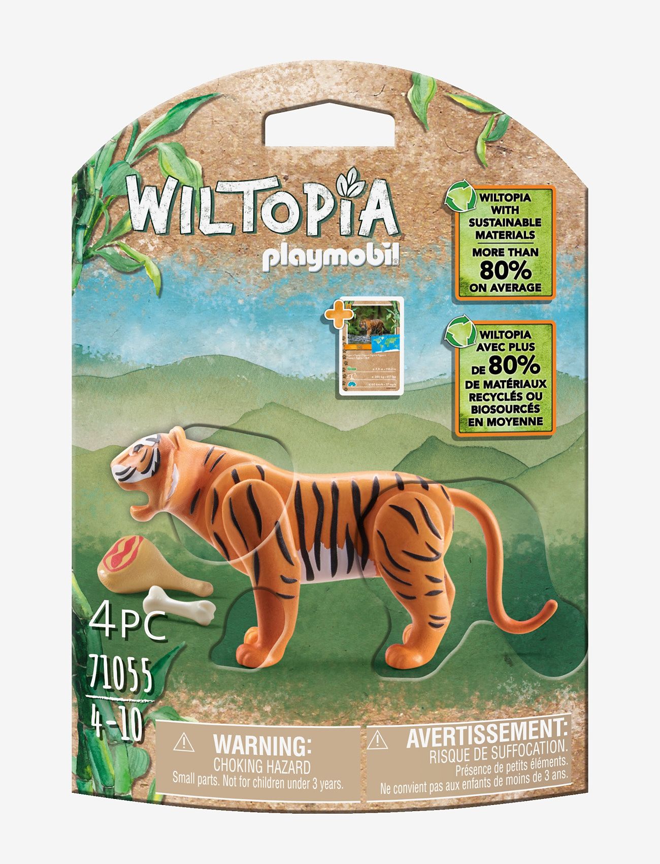 PLAYMOBIL - PLAYMOBIL Wiltopia Tiger - 71055 - playmobil wiltopia - multicolored - 4