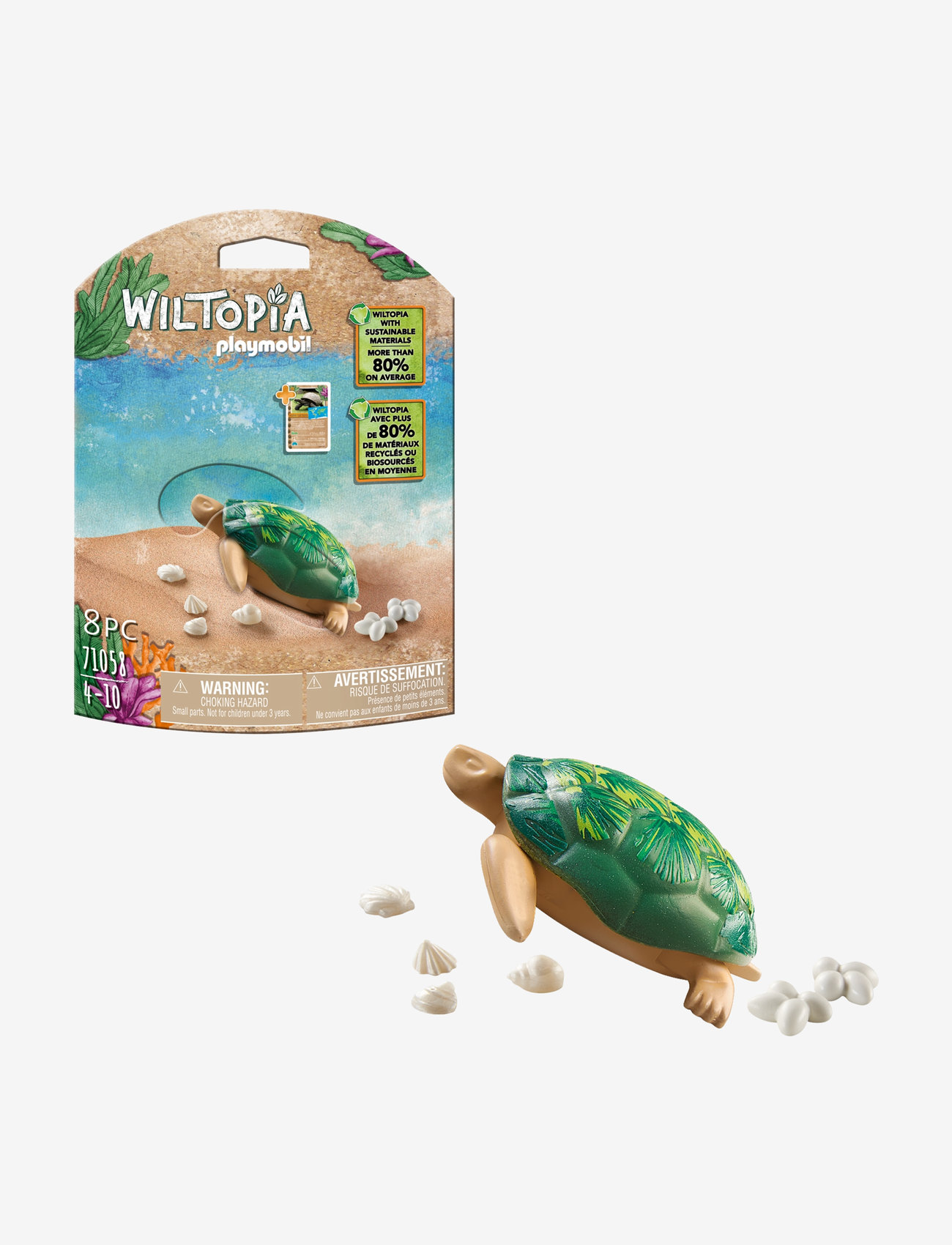 PLAYMOBIL - PLAYMOBIL Wiltopia Kæmpeskildpadde - 71058 - playmobil wiltopia - multicolored - 1