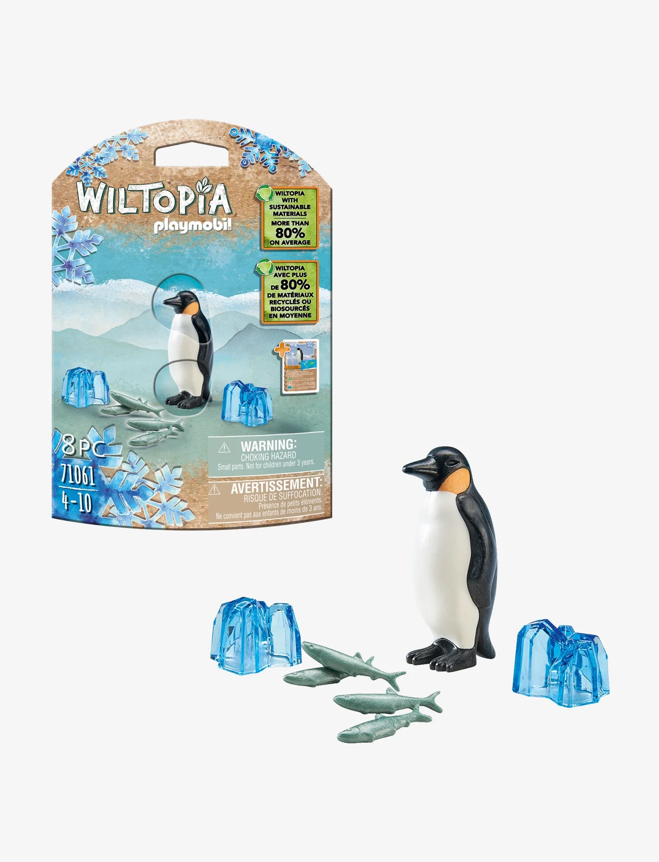 PLAYMOBIL - PLAYMOBIL Wiltopia Emperor Penguin - 71061 - playmobil wiltopia - multicolored - 1