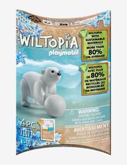 PLAYMOBIL - PLAYMOBIL Wiltopia Young Polar Bear - 71073 - playmobil wiltopia - multicolored - 1
