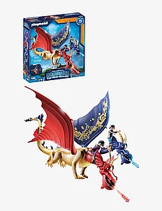 PLAYMOBIL How To Train Your Dragon Dragons: The Nine Realms - Wu & Wei with Jun - 71080, PLAYMOBIL