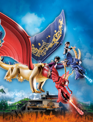 PLAYMOBIL - PLAYMOBIL How To Train Your Dragon Dragons: The Nine Realms - Wu & Wei with Jun - 71080 - fødselsdagsgaver - multicolored - 3
