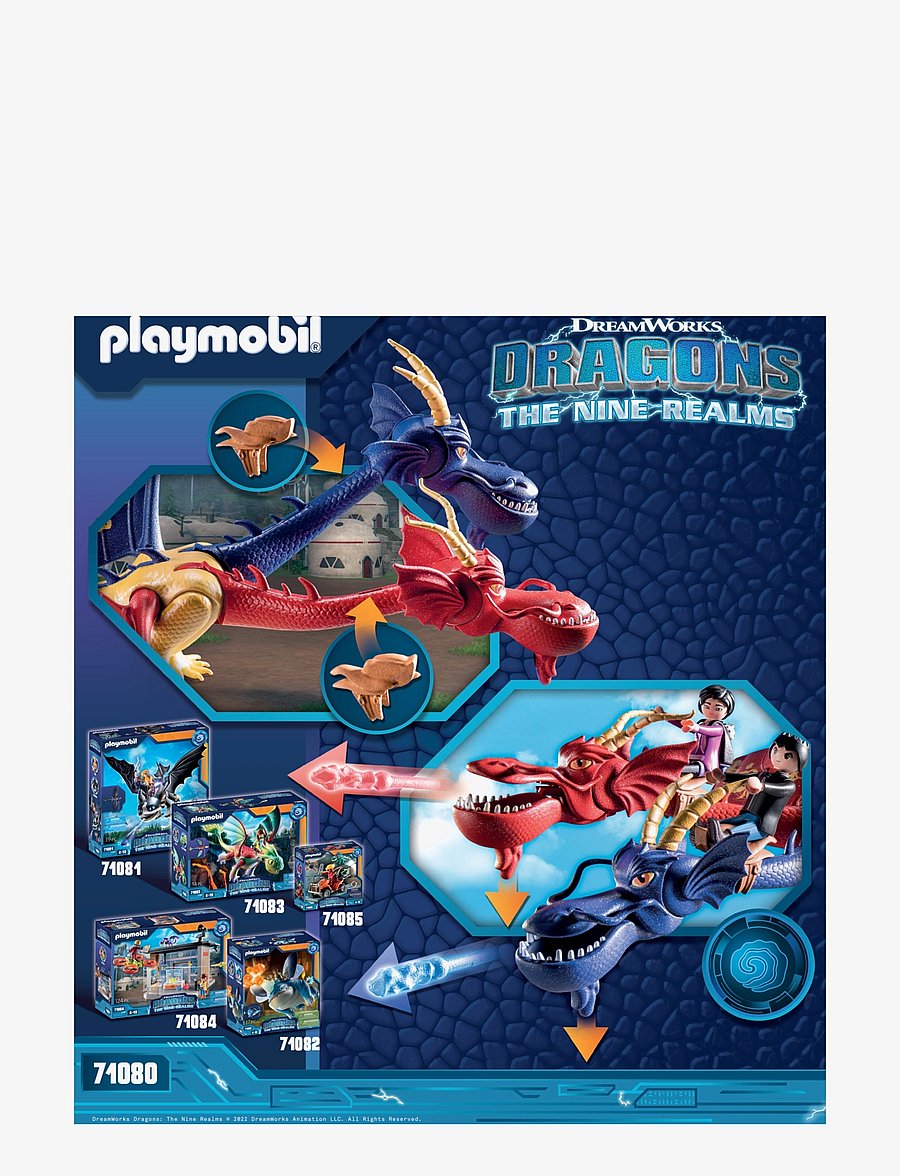 PLAYMOBIL - PLAYMOBIL How To Train Your Dragon Dragons: The Nine Realms - Wu & Wei with Jun - 71080 - multicolored - 5
