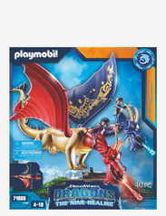 PLAYMOBIL - PLAYMOBIL How To Train Your Dragon Dragons: The Nine Realms - Wu & Wei with Jun - 71080 - fødselsdagsgaver - multicolored - 8