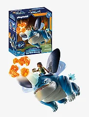 PLAYMOBIL - PLAYMOBIL How To Train Your Dragon Dragons: The Nine Realms - Plowhorn & D'Angelo - 71082 - bursdagsgaver - multicolored - 0