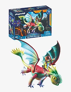 PLAYMOBIL How To Train Your Dragon Dragons: The Nine Realms - Feathers & Alex - 71083, PLAYMOBIL