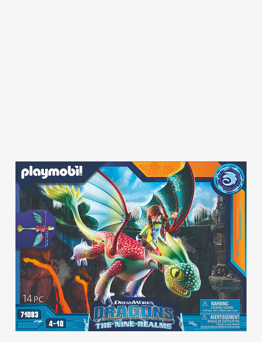 PLAYMOBIL - PLAYMOBIL How To Train Your Dragon Dragons: The Nine Realms - Feathers & Alex - 71083 - multicolored - 3