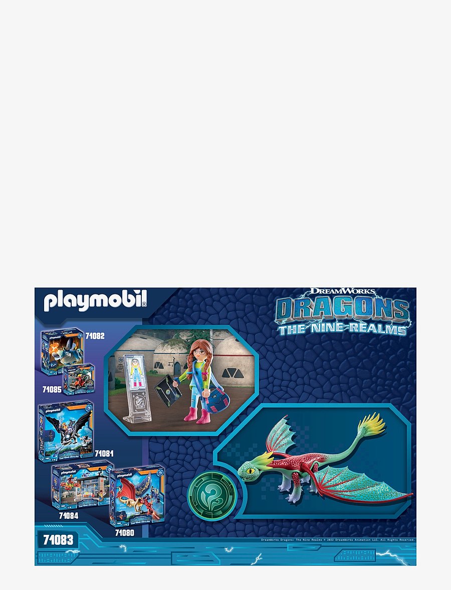 PLAYMOBIL - PLAYMOBIL How To Train Your Dragon Dragons: The Nine Realms - Feathers & Alex - 71083 - multicolored - 4