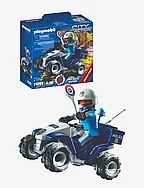 PLAYMOBIL City Action Police Quad - 71092 - MULTICOLORED