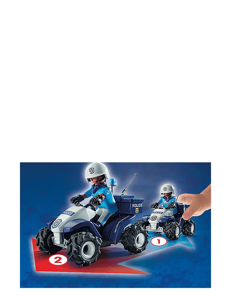 PLAYMOBIL - PLAYMOBIL City Action Police Quad - 71092 - playmobil city action - multicolored - 2