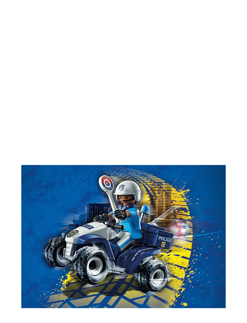PLAYMOBIL - PLAYMOBIL City Action Police Quad - 71092 - playmobil city action - multicolored - 3