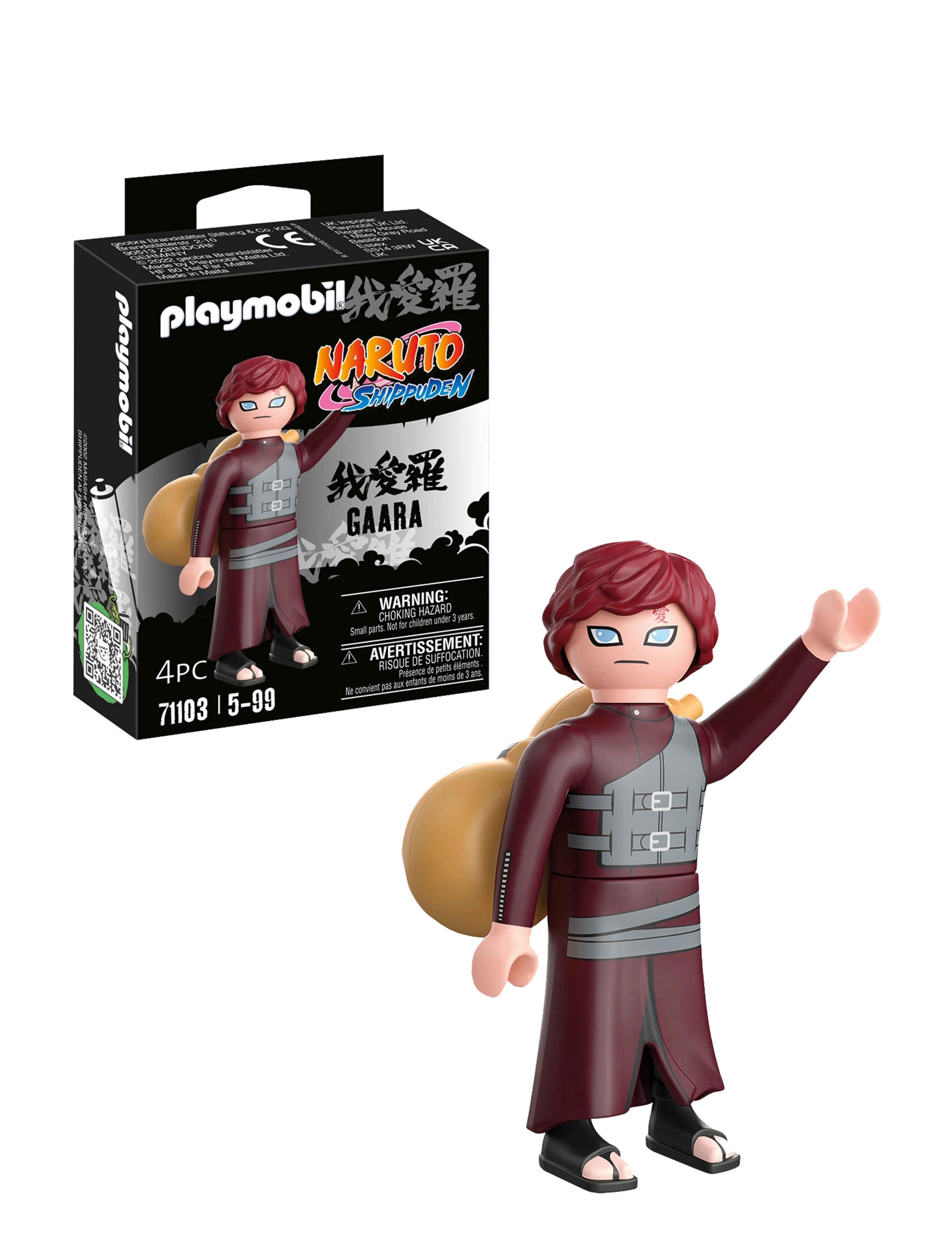 PLAYMOBIL Playmobil Naruto Gaara - 71103 Patterned - One Size - Kinder