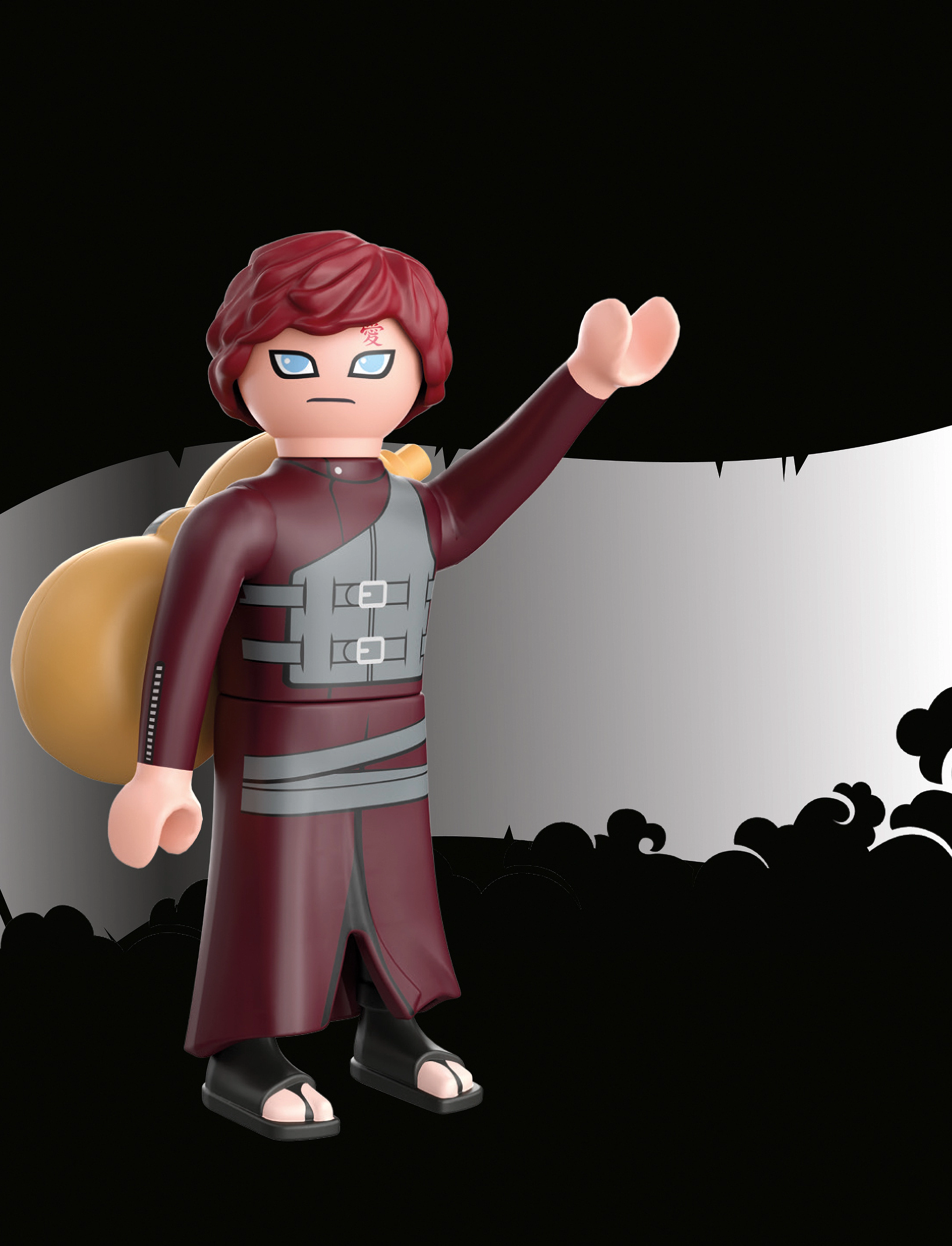 PLAYMOBIL Playmobil Naruto Gaara - 71103, One Size, Multi/patterned, Playmobil Legetøj > Playmobil Naruto, Børn