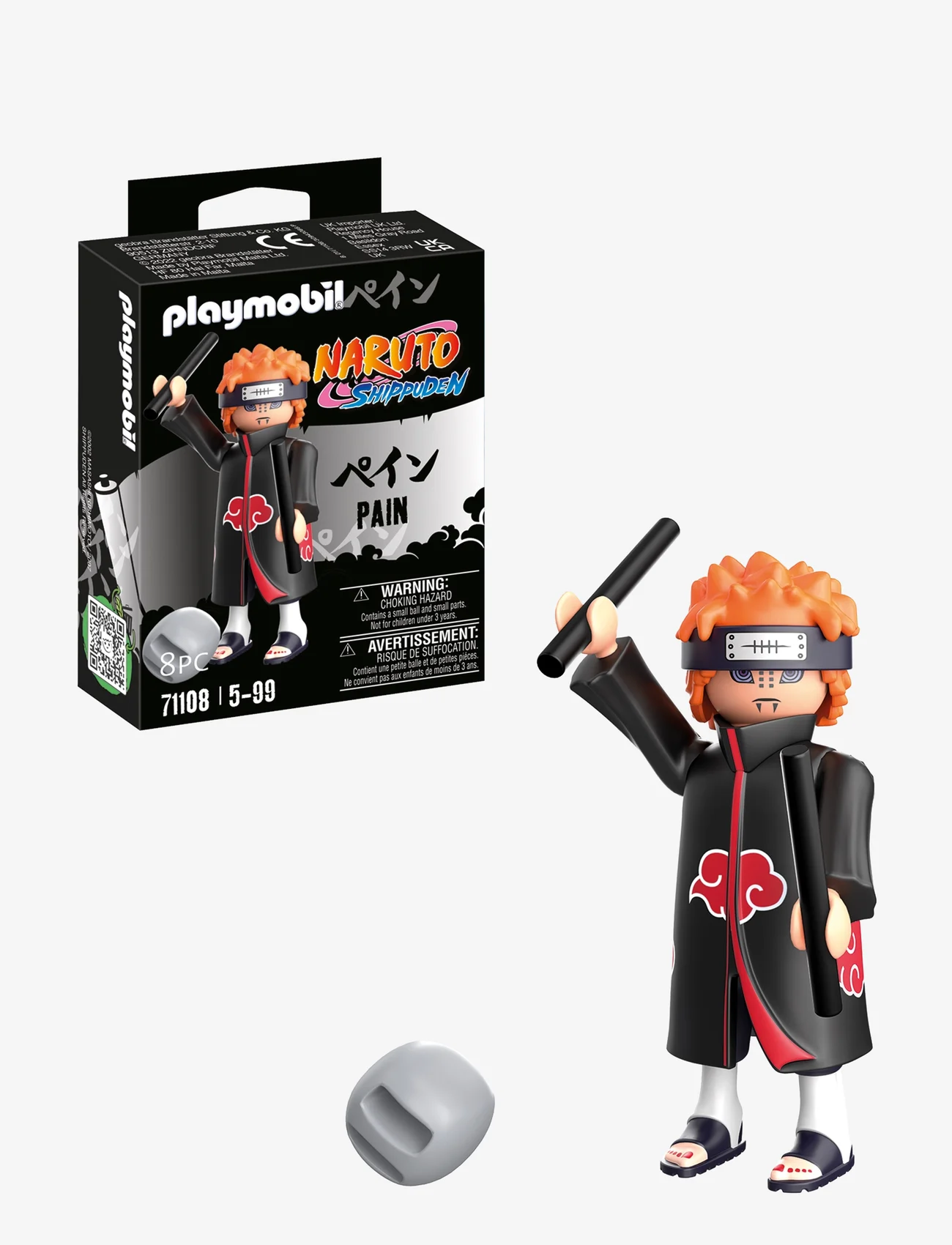 PLAYMOBIL - PLAYMOBIL Naruto Pain - 71108 - playmobil naruto - multicolored - 0