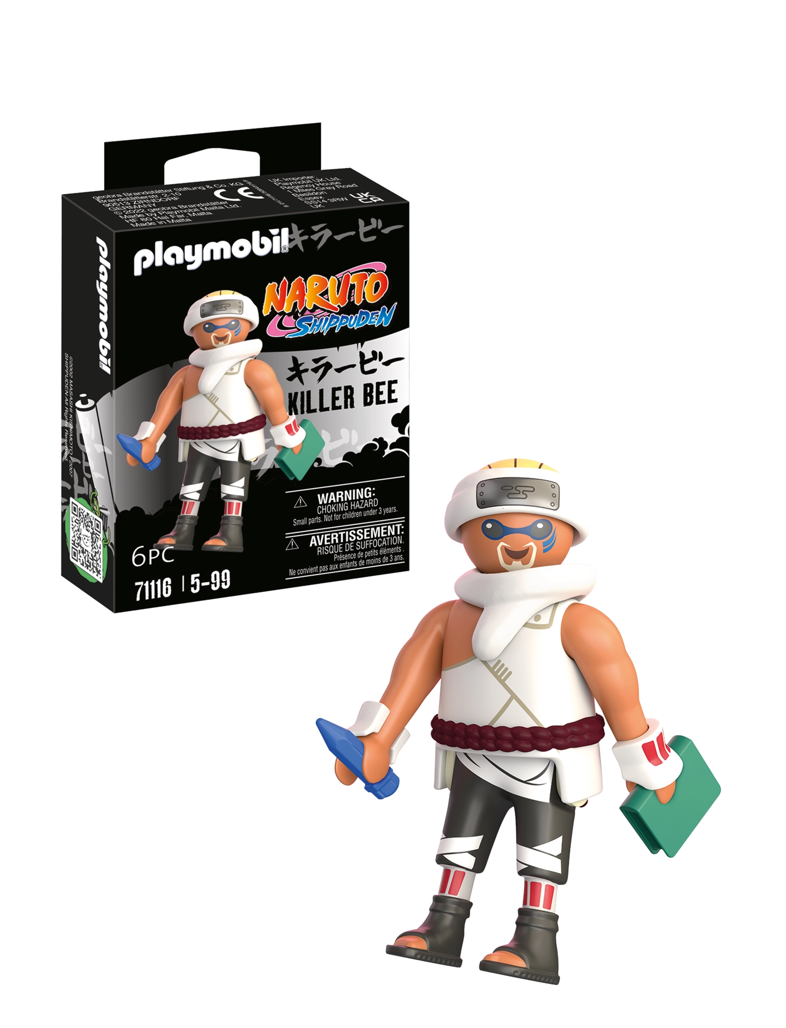 PLAYMOBIL Playmobil Naruto Killer Bee - 71116, One Size, Multi/patterned, Playmobil Legetøj > Playmobil Naruto, Børn