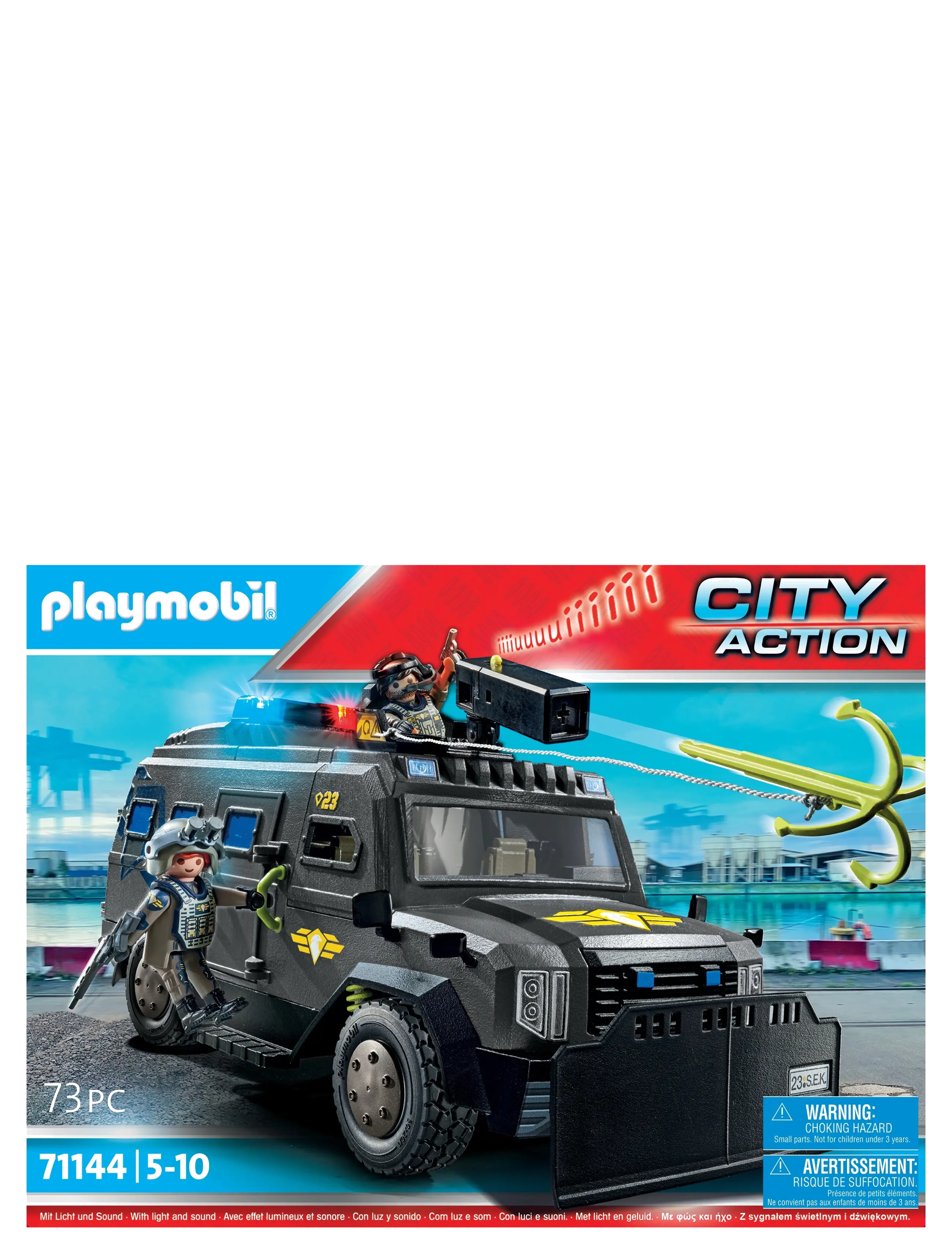 PLAYMOBIL Specialstyrke - Terrængående Køretøj, One Size, Black, Playmobil Legetøj > Playmobil City Action, Børn