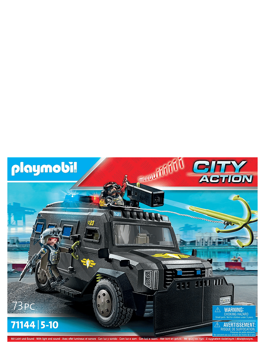 PLAYMOBIL - Tactical Unit All-Terrain Vehicle - playmobil city action - multicolored - 0