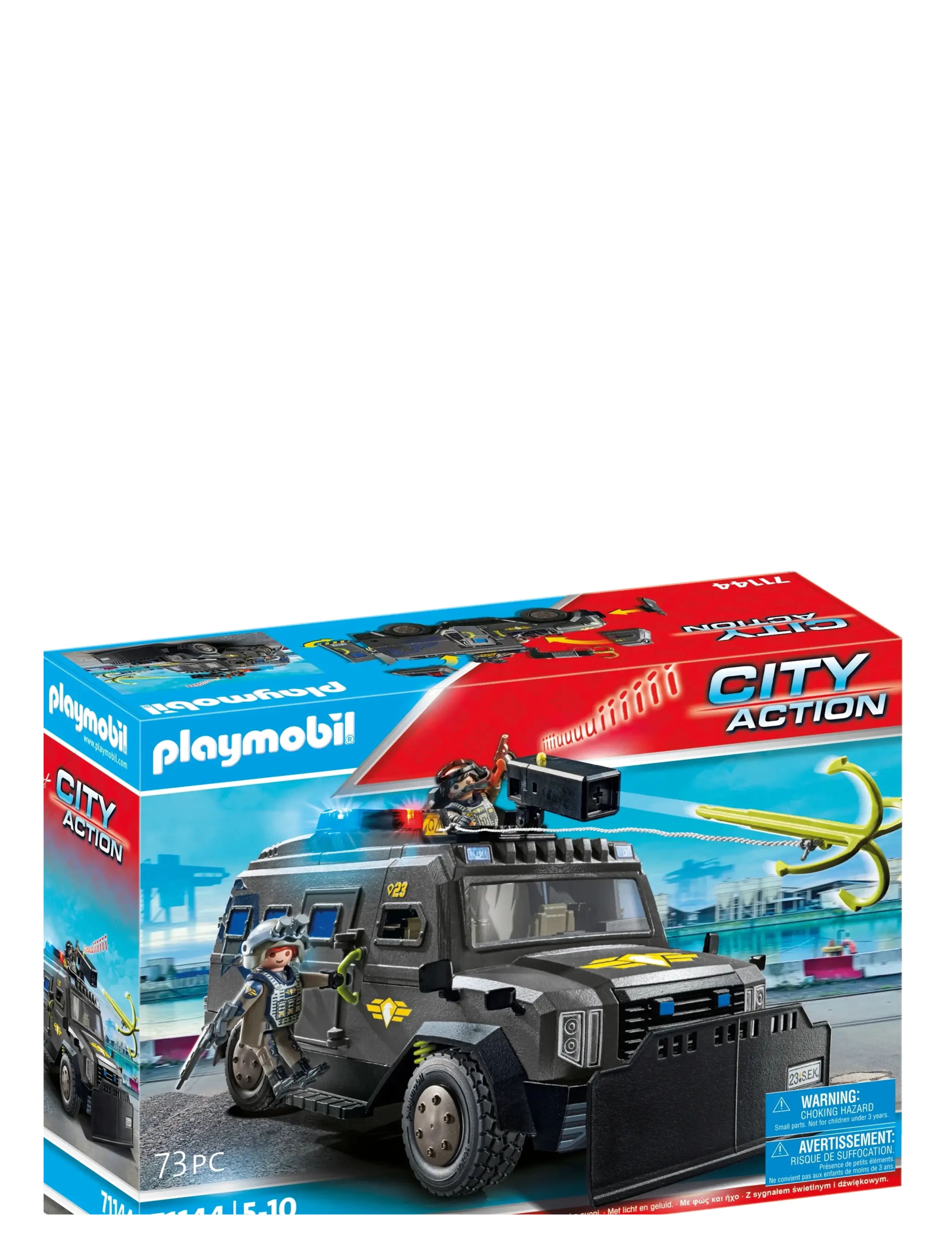 PLAYMOBIL - PLAYMOBIL City Action SWAT-ATV - 71144 - playmobil city action - multicolored - 1