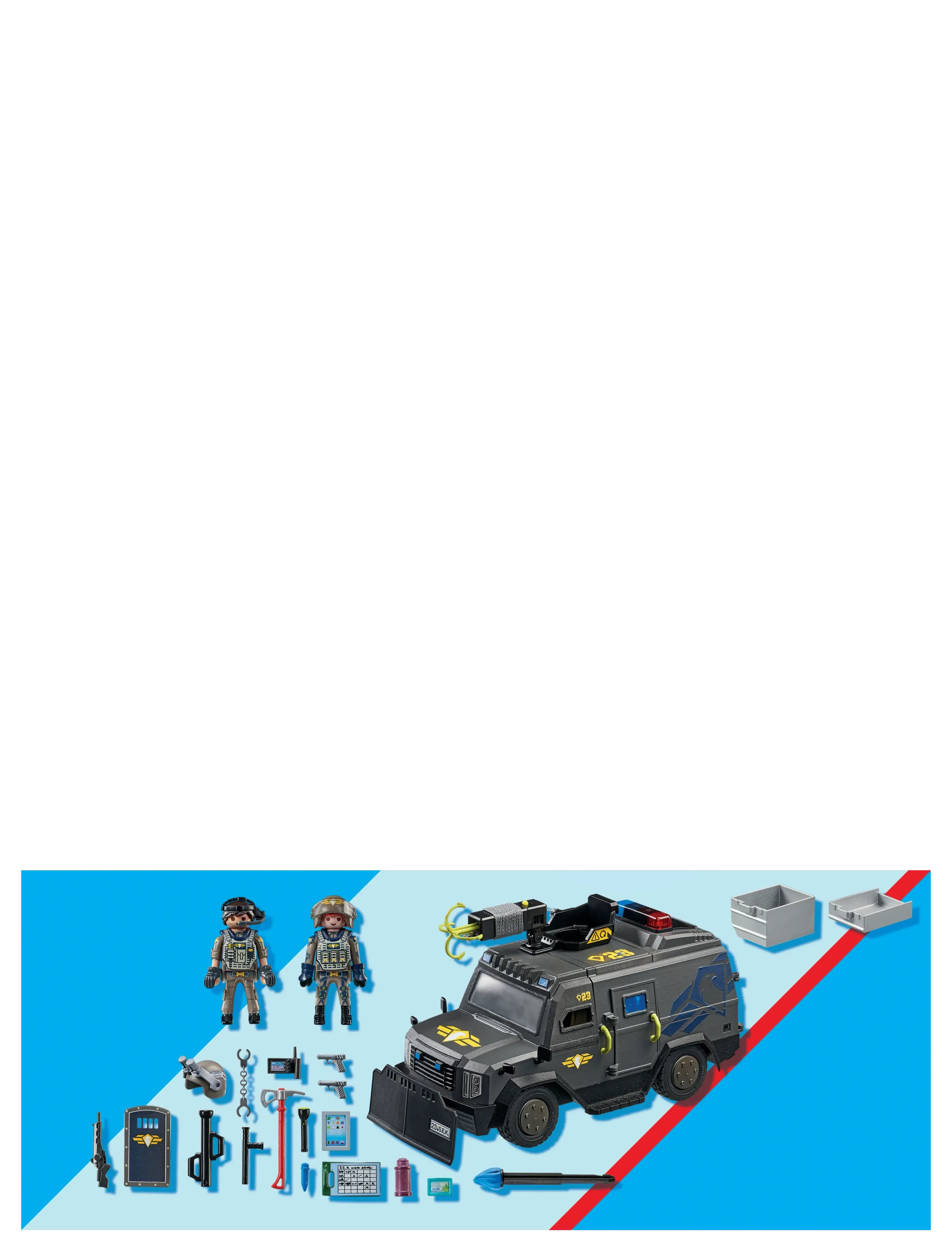 PLAYMOBIL - PLAYMOBIL City Action SWAT-ATV - 71144 - playmobil city action - multicolored - 4