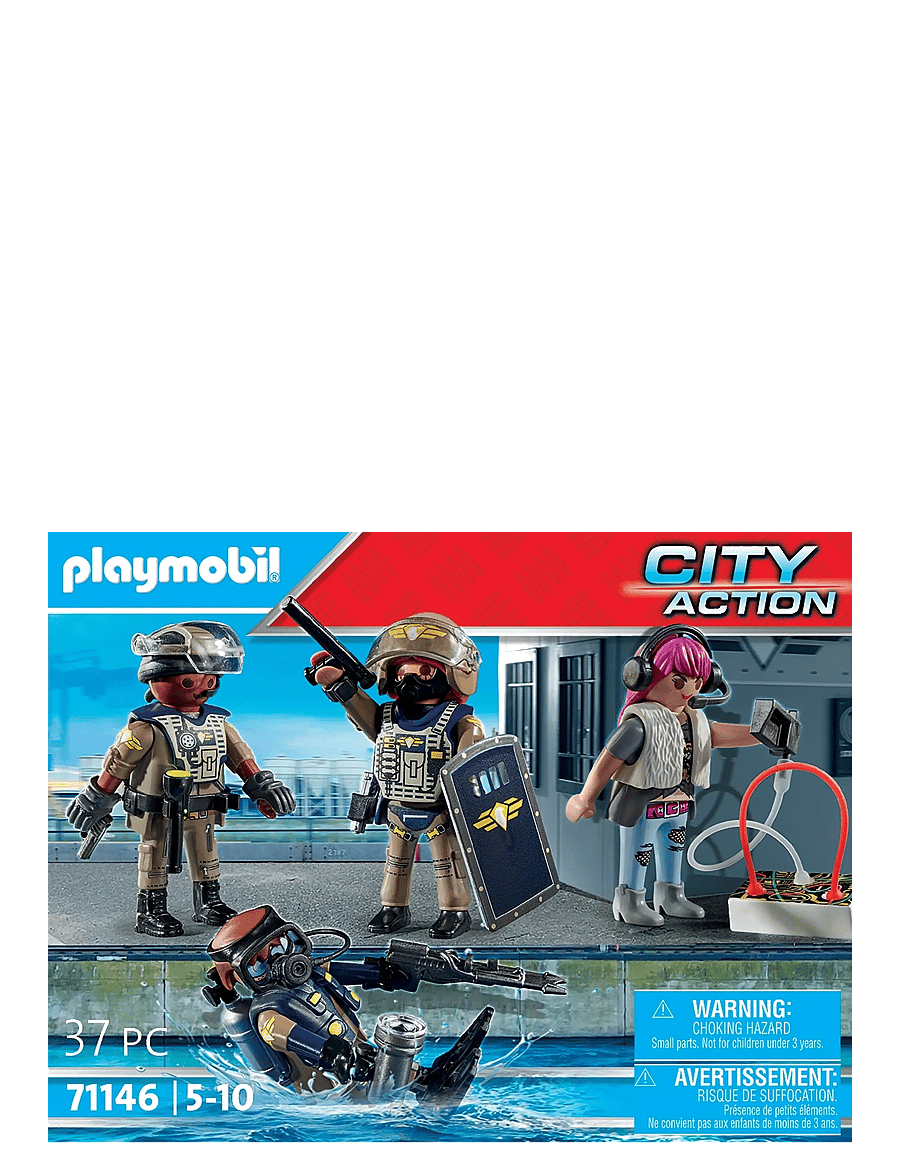 PLAYMOBIL - Tactical Unit Figure Set - playmobil city action - multicolored - 0