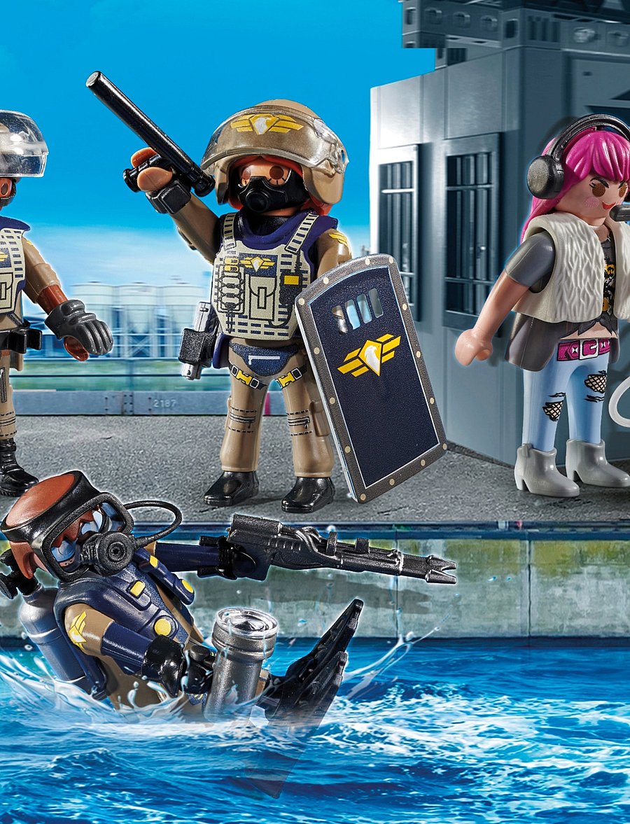 PLAYMOBIL - Tactical Unit Figure Set - playmobil city action - multicolored - 3