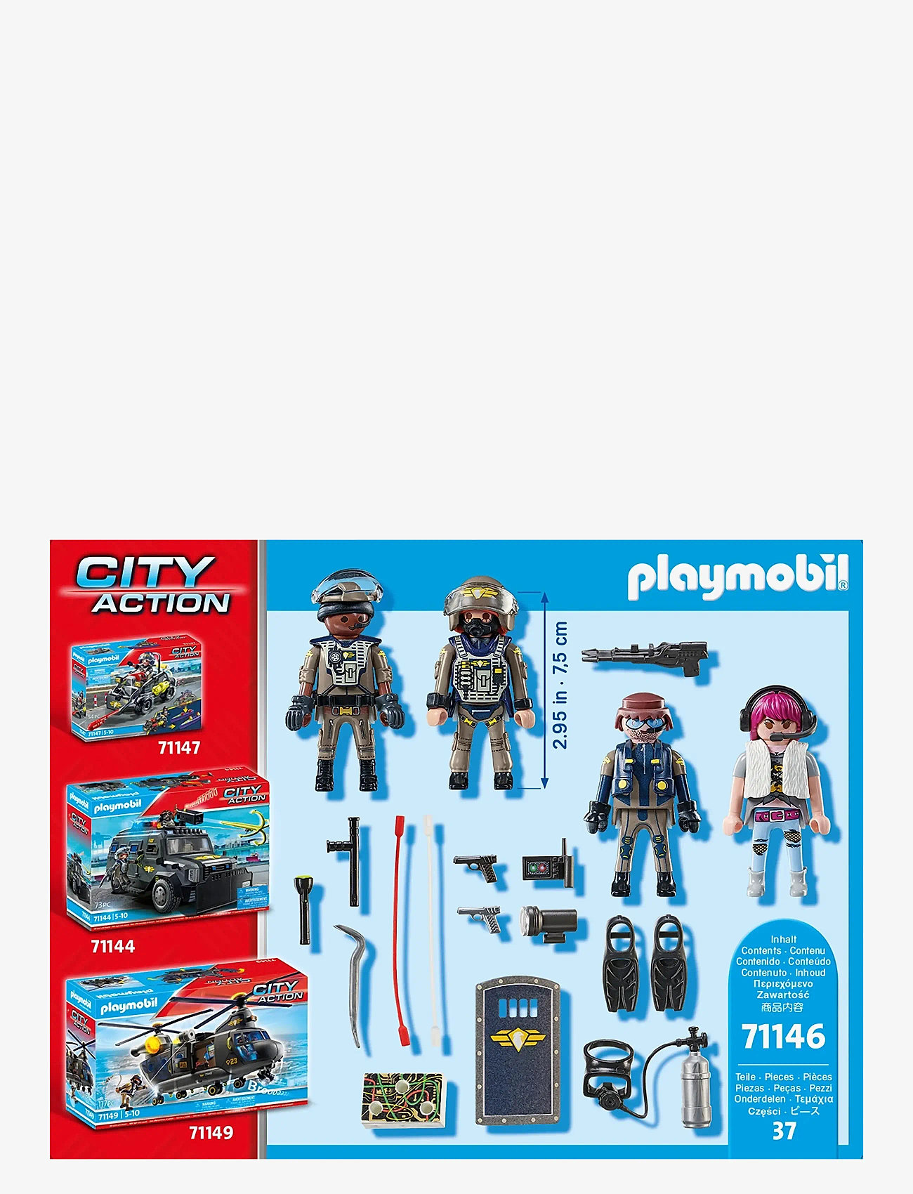 PLAYMOBIL - PLAYMOBIL City Action Tactical Unit - Figure Set - 71146 - playmobil city action - multicolored - 1