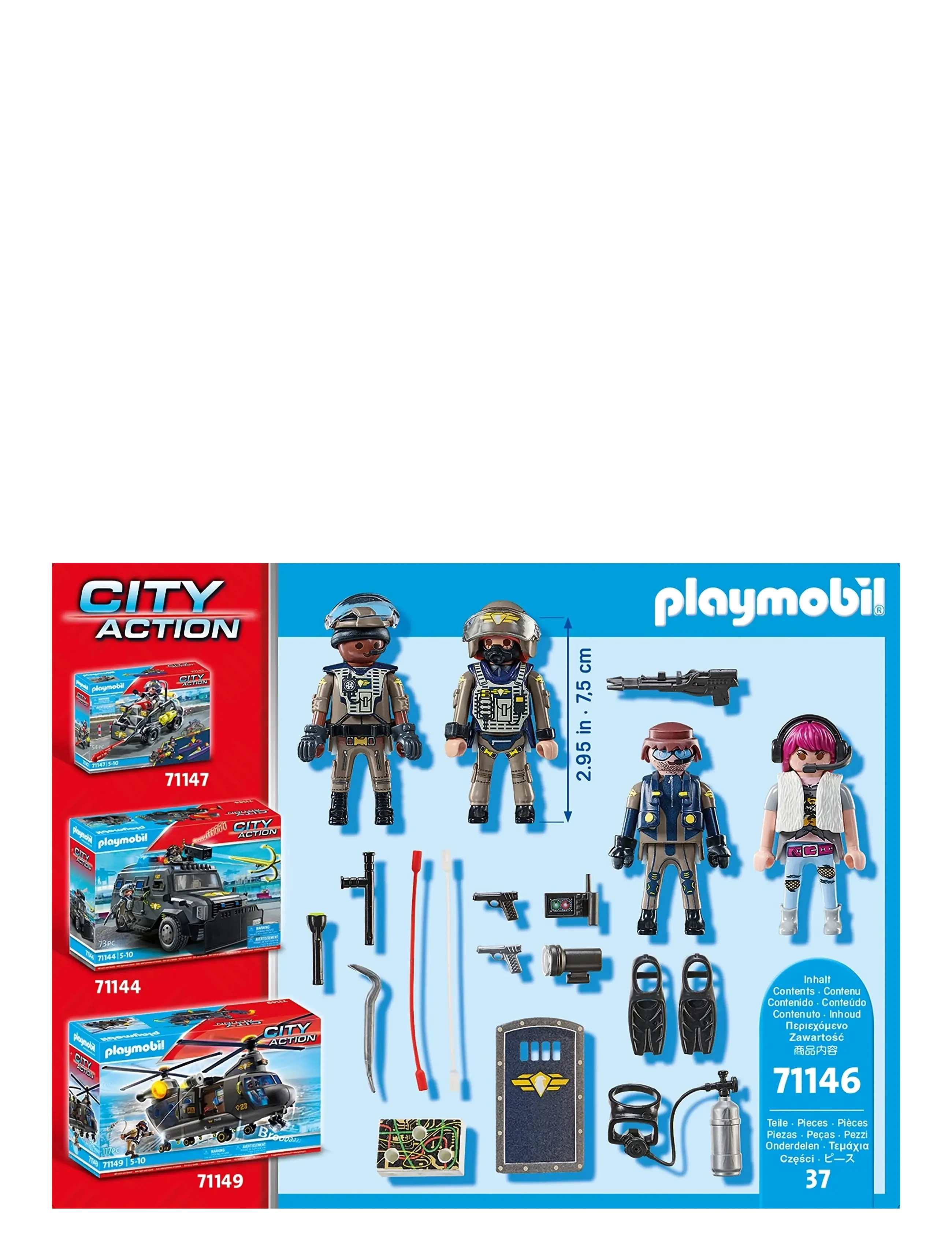 PLAYMOBIL - Tactical Unit Figure Set - playmobil city action - multicolored - 1