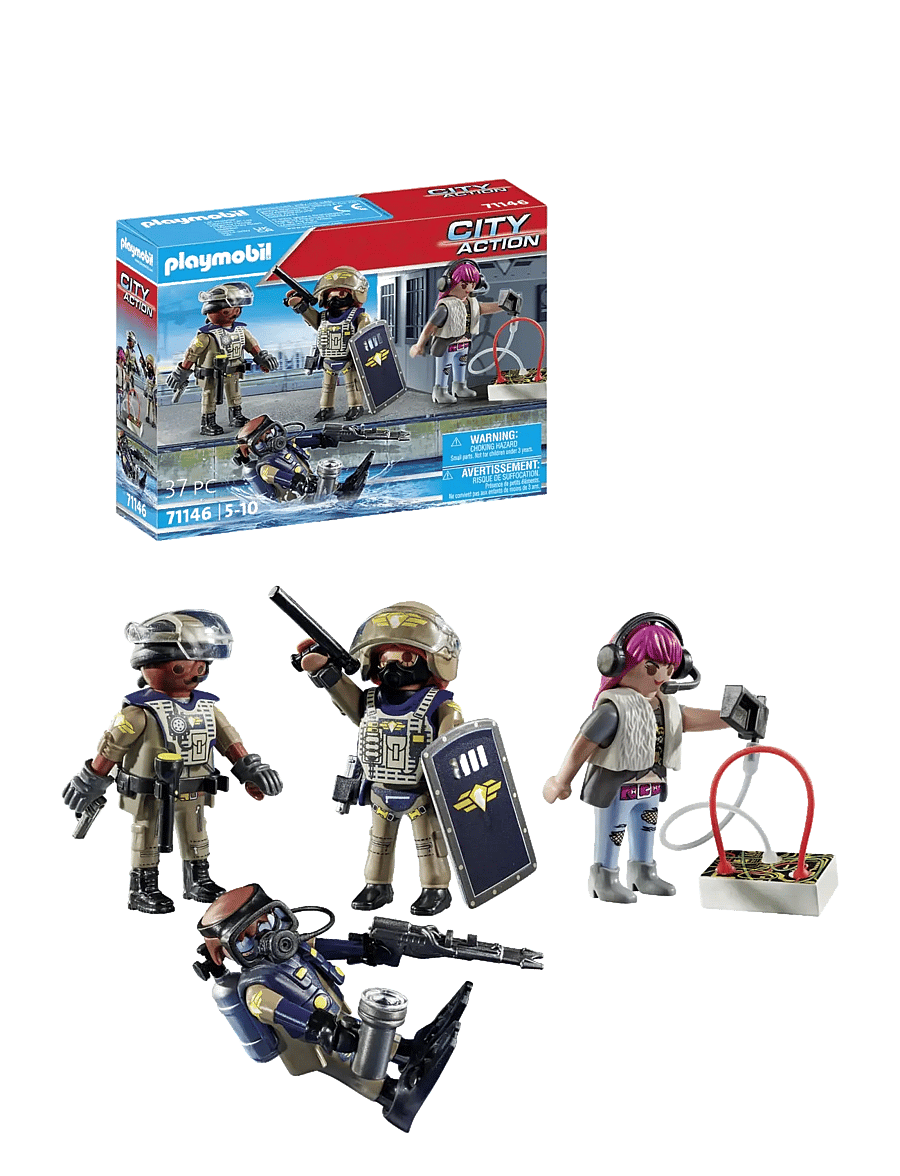 PLAYMOBIL - Tactical Unit Figure Set - playmobil city action - multicolored - 2