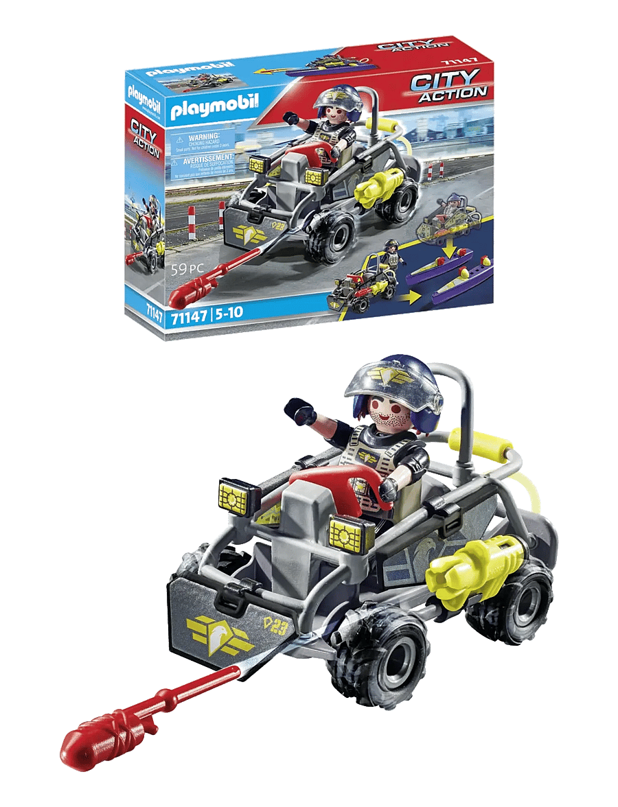 PLAYMOBIL - Tactical Unit Multi-Terrain Quad - playmobil city action - multicolored - 2