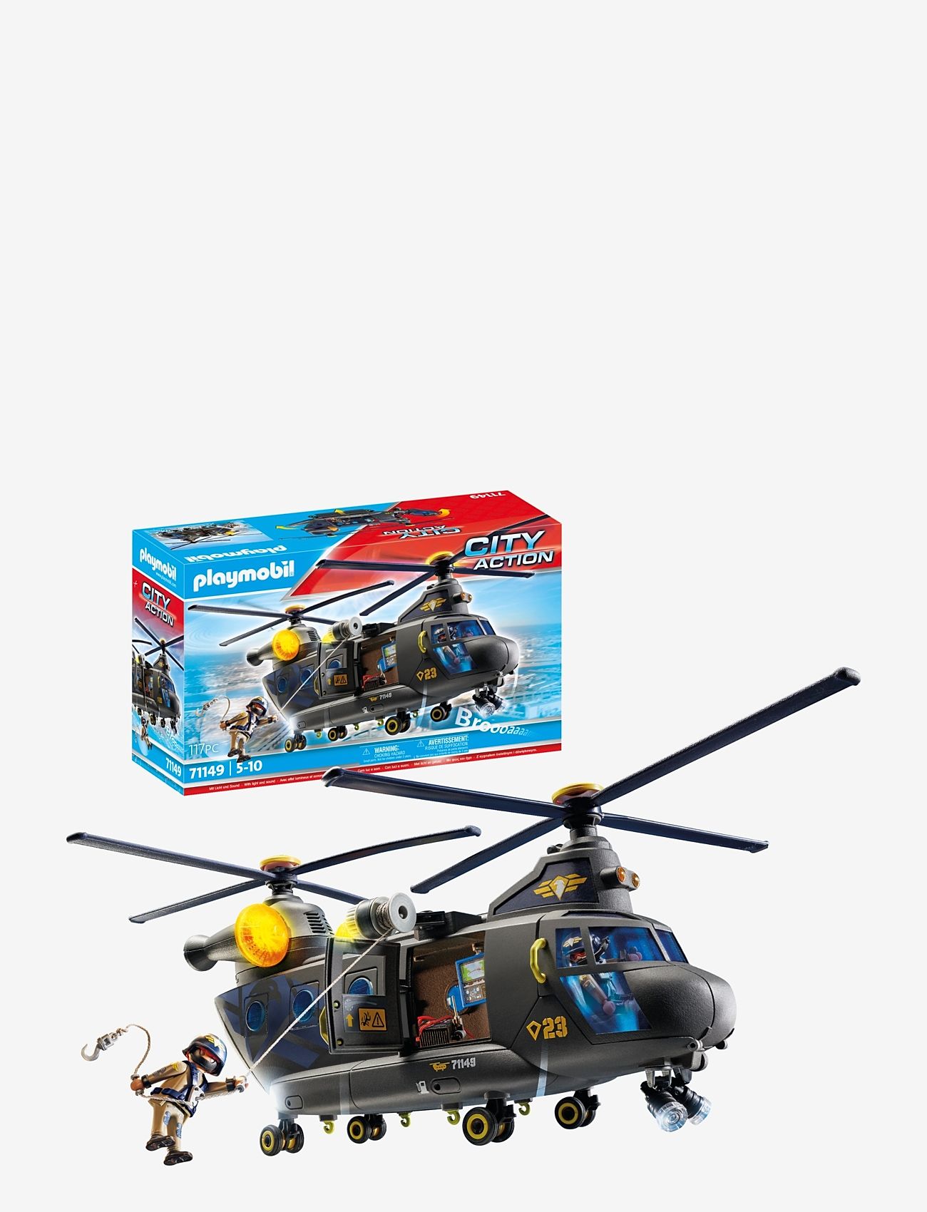 PLAYMOBIL - PLAYMOBIL City Action Tactical Unit - Rescue Aircraft - 71149 - multicolored - 0
