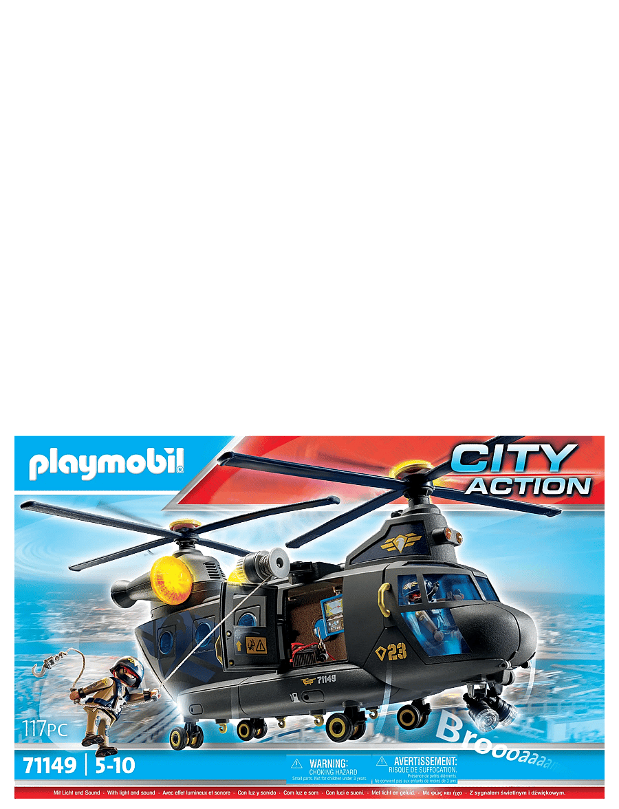 PLAYMOBIL - Tactical Unit Rescue Aircraft - playmobil city action - multicolored - 0