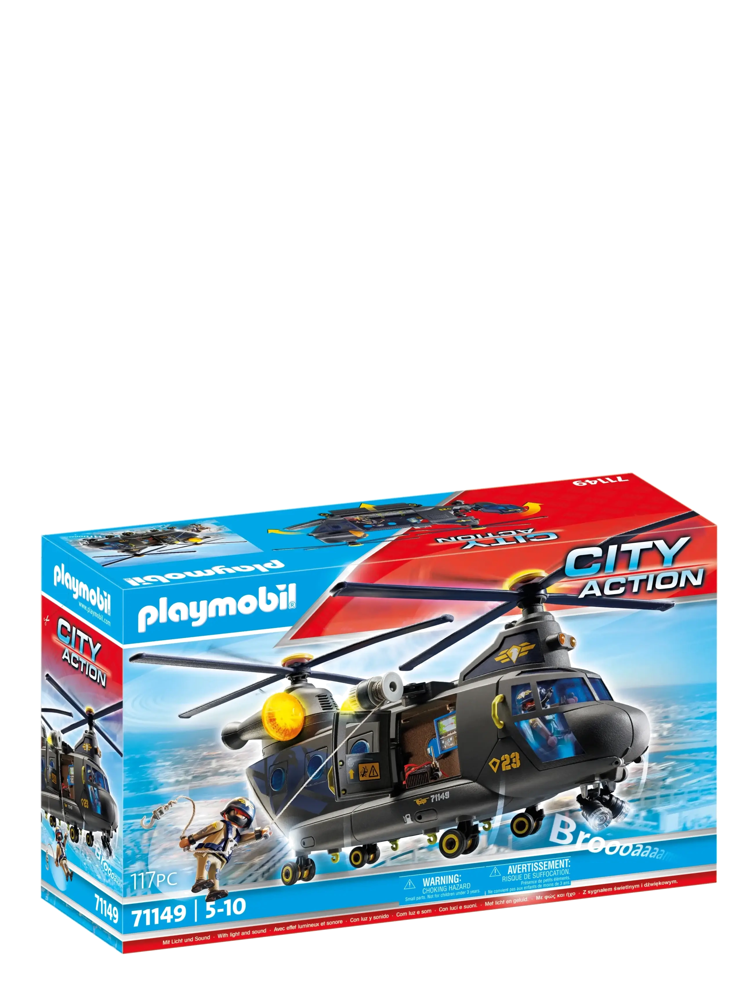 PLAYMOBIL - PLAYMOBIL City Action SWAT-redningsflyver - 71149 - playmobil city action - multicolored - 1