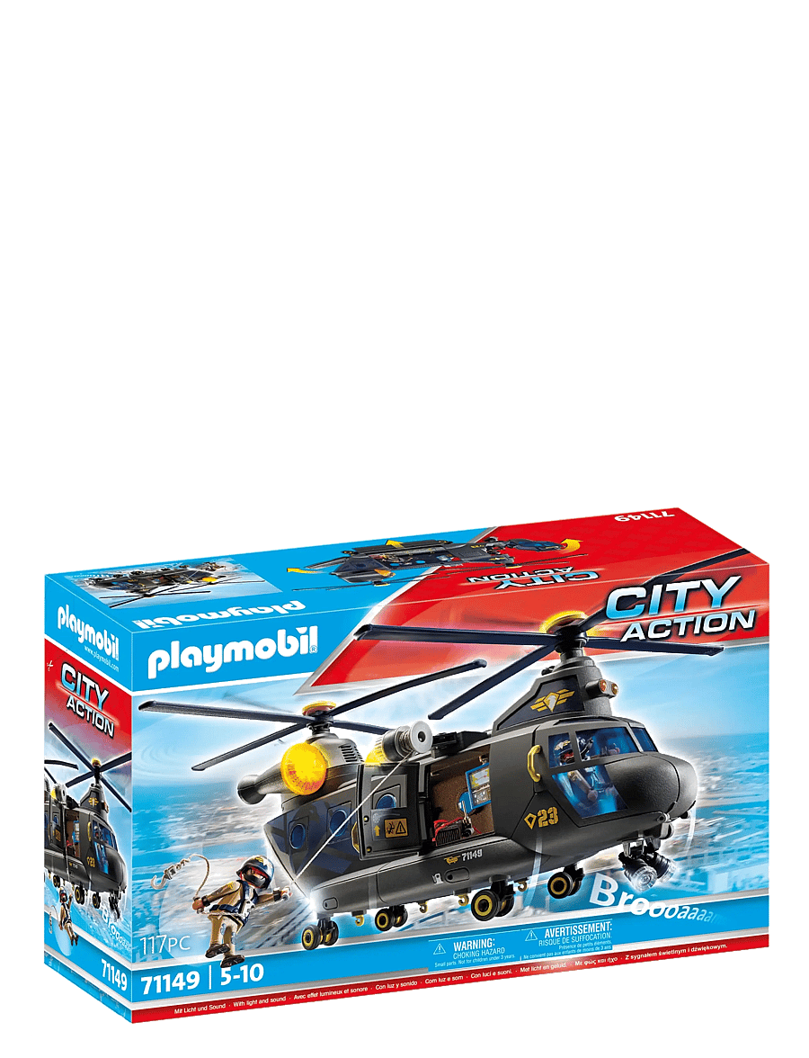 PLAYMOBIL - Tactical Unit Rescue Aircraft - playmobil city action - multicolored - 1
