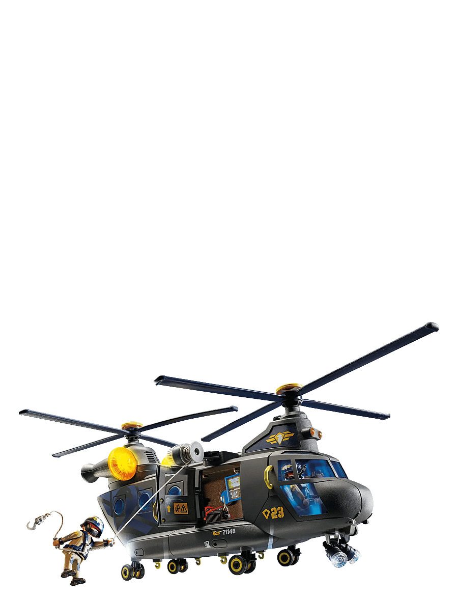 PLAYMOBIL - Tactical Unit Rescue Aircraft - playmobil city action - multicolored - 3