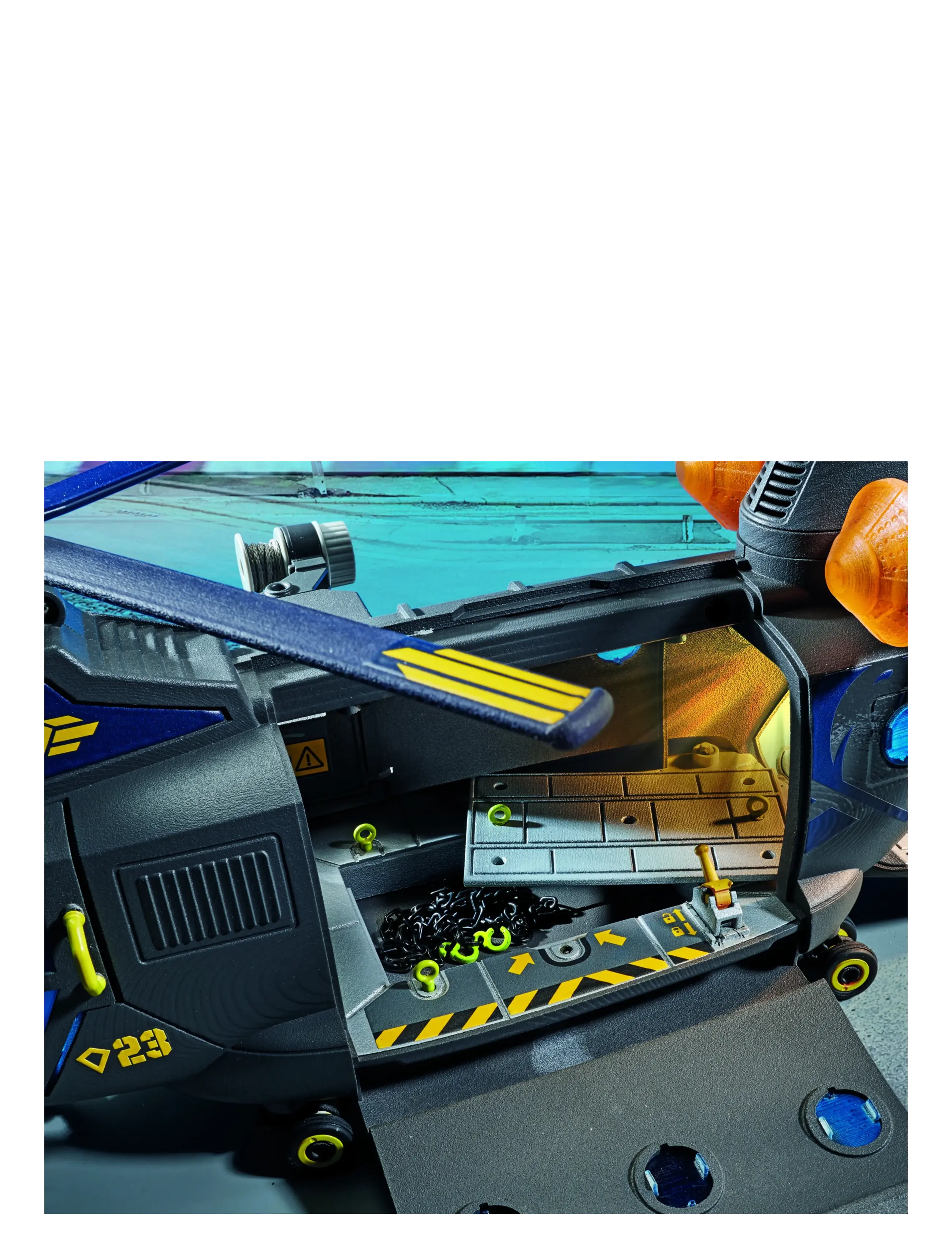 PLAYMOBIL - PLAYMOBIL City Action SWAT-redningsflyver - 71149 - playmobil city action - multicolored - 5