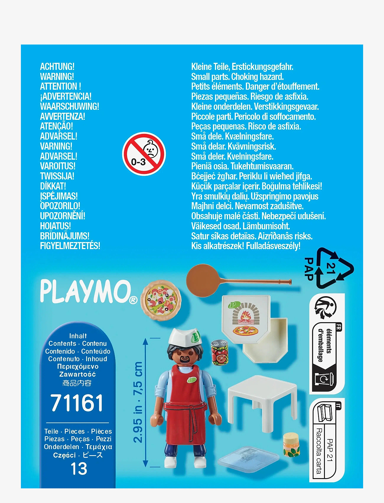 PLAYMOBIL - PLAYMOBIL Special Plus Pizzabaker - 71161 - playmobil special plus - multicolored - 2