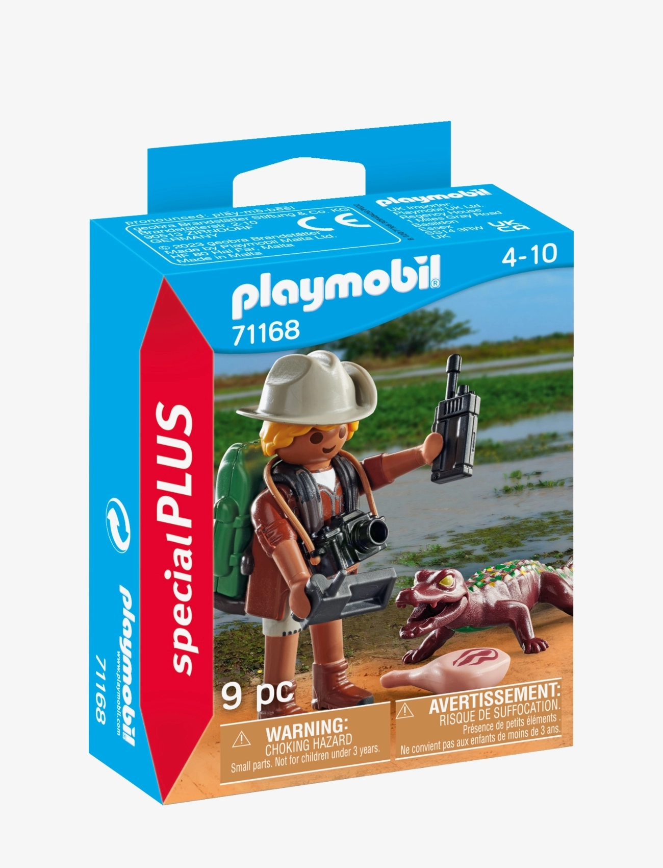 PLAYMOBIL - PLAYMOBIL Special Plus Forskare med ung kajman - 71168 - multicolored - 1