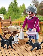PLAYMOBIL - PLAYMOBIL Special Plus Woman with Cats - 71172 - playmobil city life - multicolored - 4