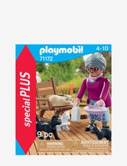 PLAYMOBIL - PLAYMOBIL Special Plus Bestemor med katter - 71172 - playmobil city life - multicolored - 5