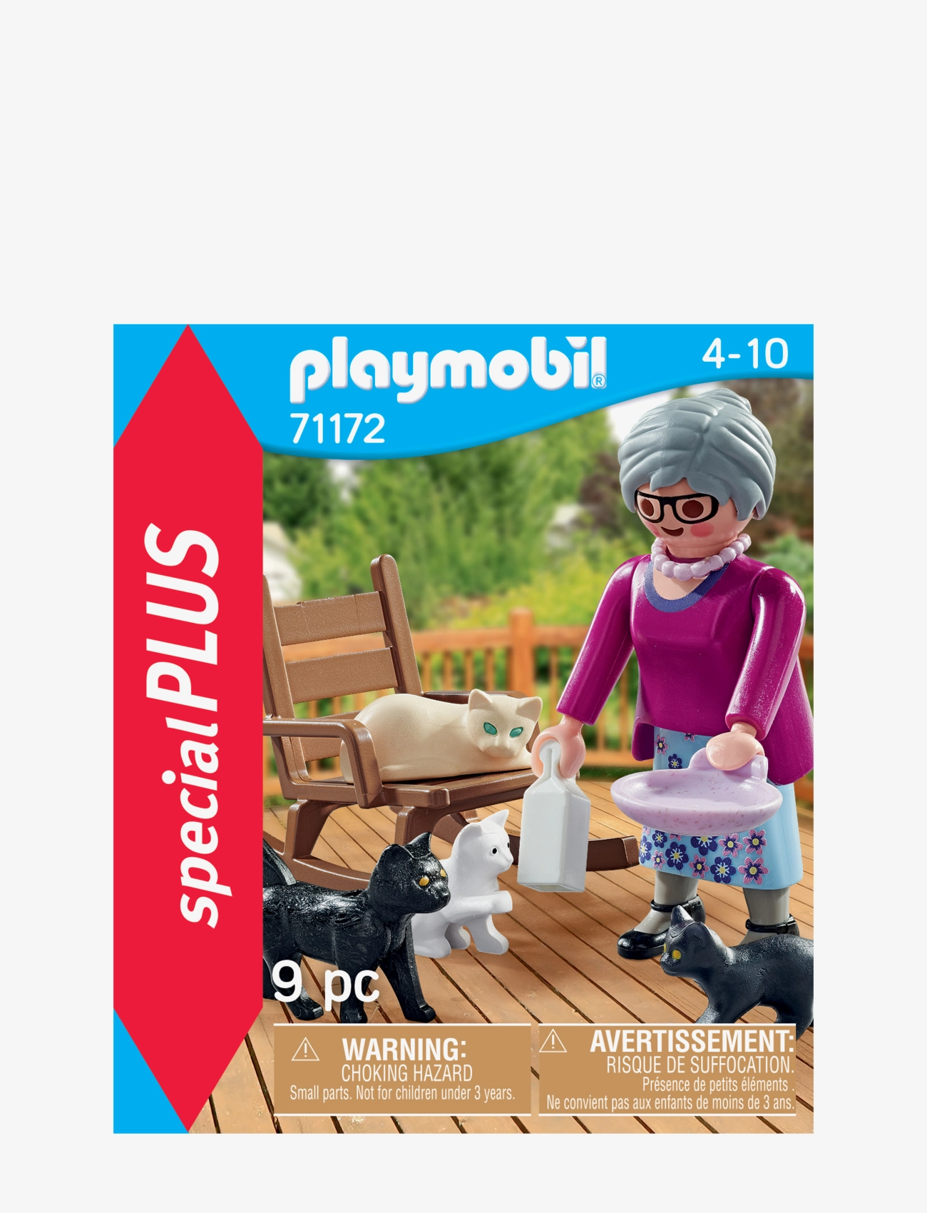 PLAYMOBIL - PLAYMOBIL Special Plus Bedstemor med katte - 71172 - multicolored - 3