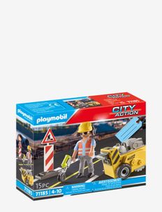 PLAYMOBIL Gift Sets Construction Worker Gift Set - 71185, PLAYMOBIL