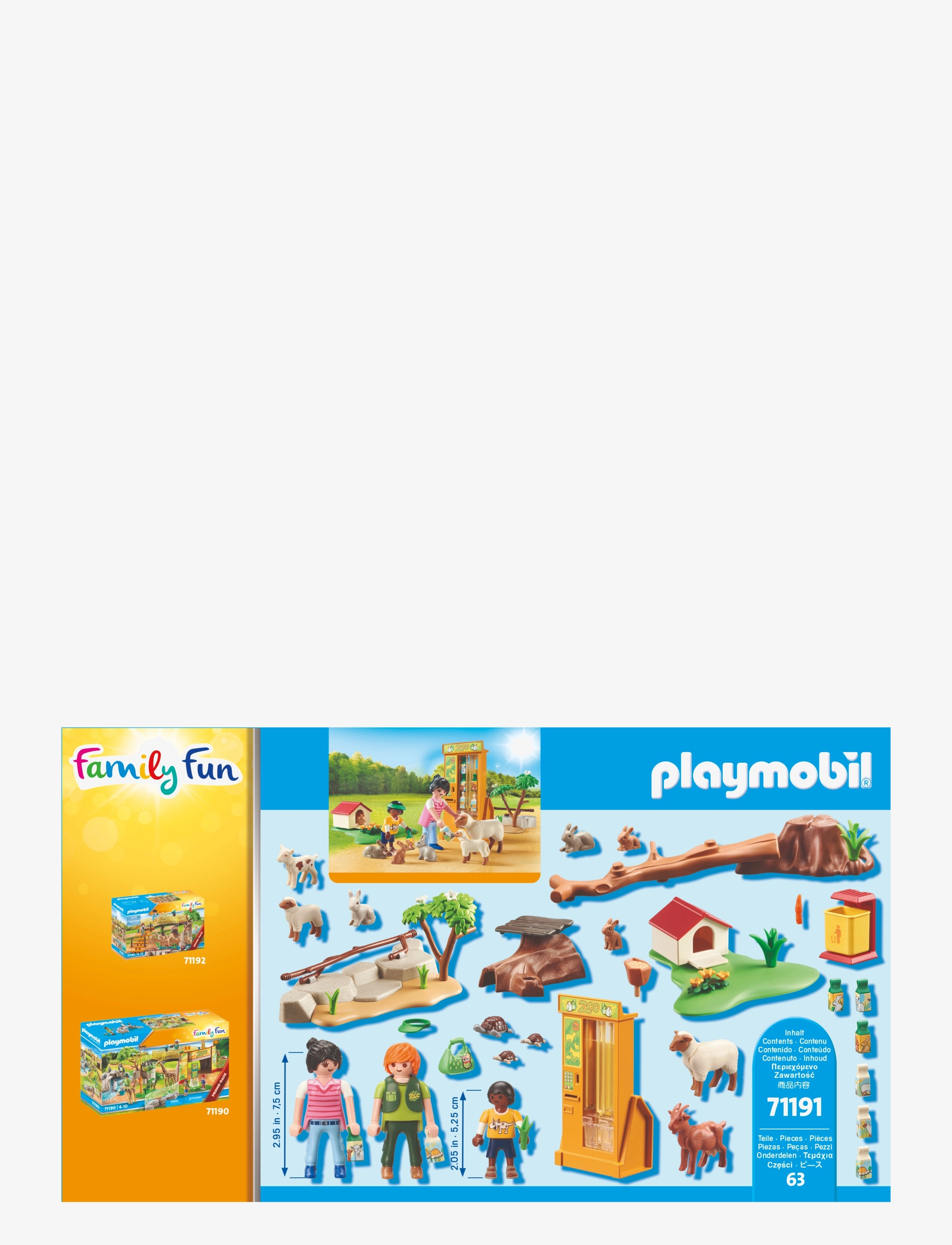 PLAYMOBIL - PLAYMOBIL Family Fun Mit første togsæt - 71191 - multicolored - 2