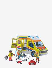 PLAYMOBIL - PLAYMOBIL City Life Ambulans med ljus och ljud - 71202 - playmobil city life - multicolored - 3