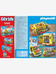 PLAYMOBIL - PLAYMOBIL City Life Ambulanse med lys og lyd - 71202 - playmobil city life - multicolored - 5