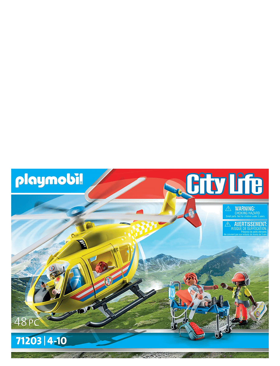 PLAYMOBIL - Rescue Helicopter - playmobil city life - multicolored - 1